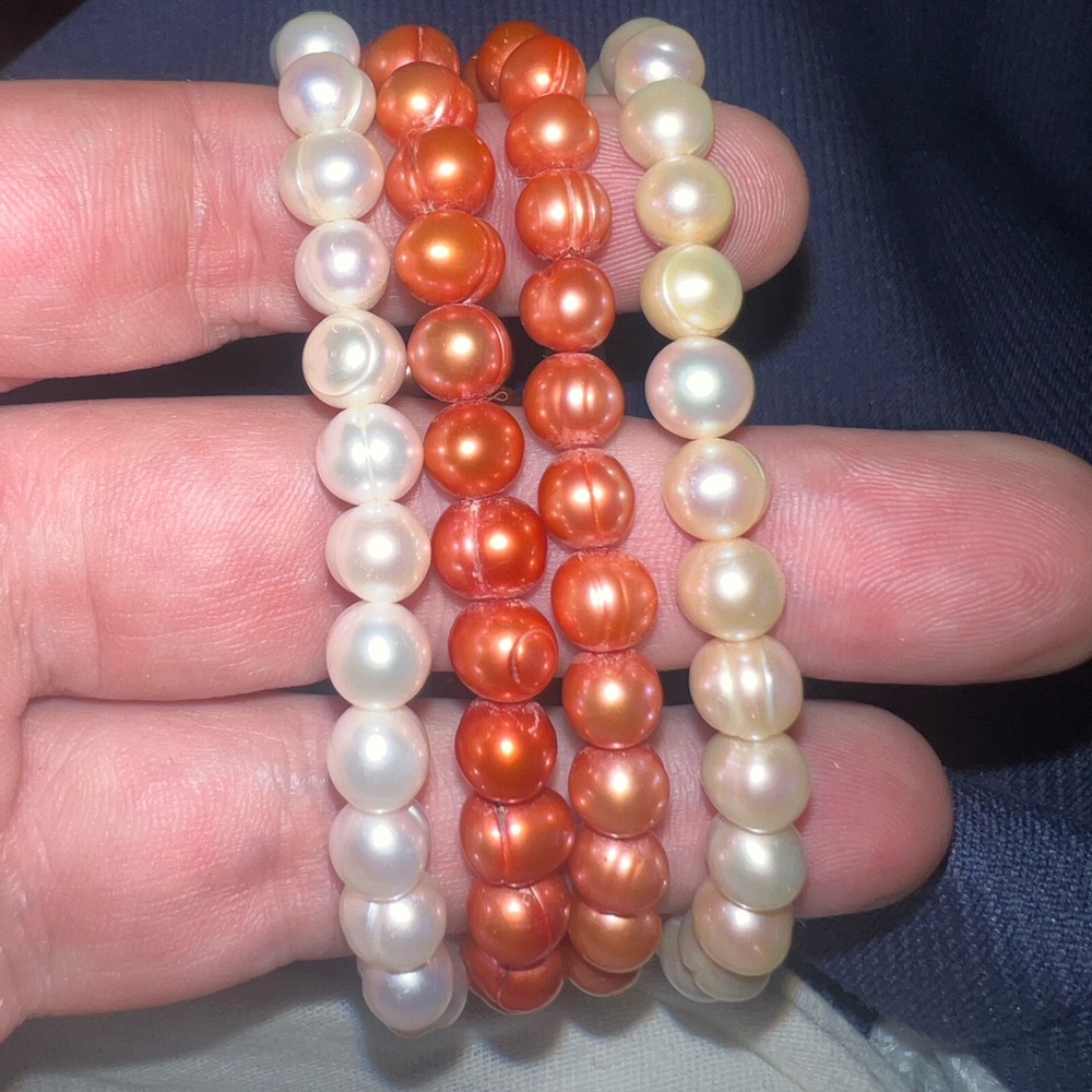 Pearl bracelets
